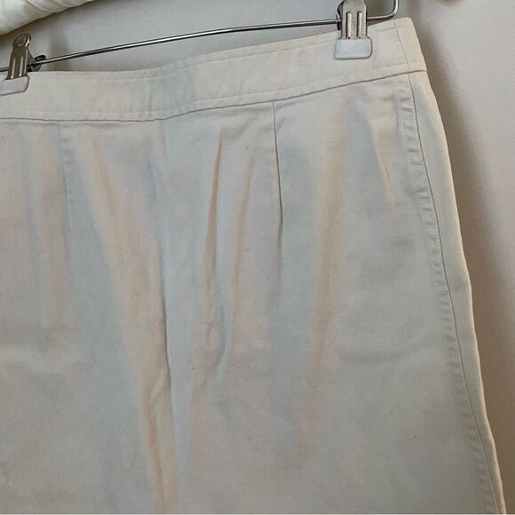 Gap Skirt Khaki Button Front Y2K Summer 2003 Pockets Neutral Trendy Casual - Picture 5 of 8